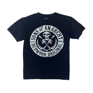 เสื้อยืดผ้าฝ้ายพิมพ์ลายแฟชั่น เสื้อยืดลําลอง ผ้าฝ้าย 100% พิมพ์ลาย Sons Of Anarchy Redwood สําหรับผู้ชาย