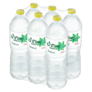 น้ำทิพย์ น้ำดื่ม ขนาด 1500ml ยกแพ็ค 6ขวด NAMTHIP DRINKING WATER