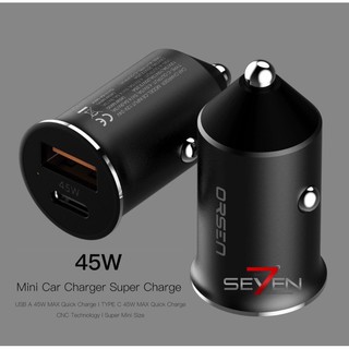 eloop Orsen C8 Car Charger PD/QC 3.0. 45W.  หัวชาร์จรถ 45W ชาร์จเร็ว Quick Charge