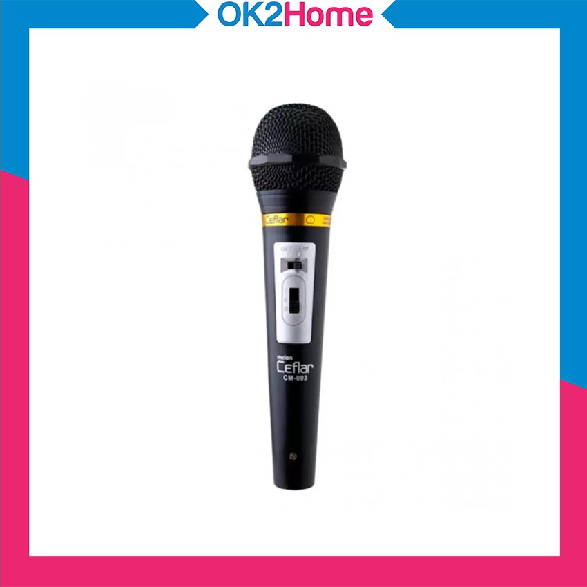 Ceflar Microphone ไมค์โครโฟน รุ่น CM-003 - สีดำ