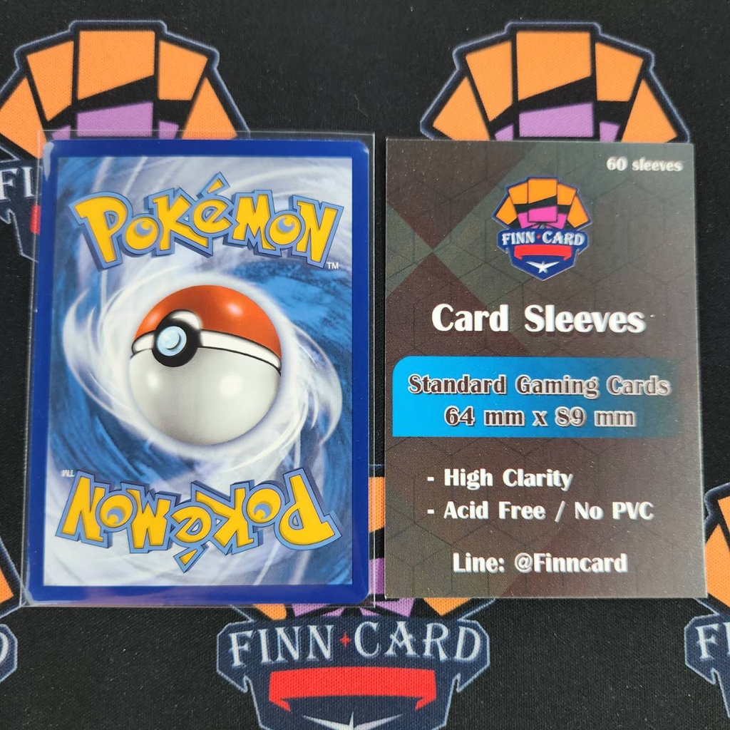 Sleeve สลีฟ ซองใสสำหรับใส่การ์ดเกมส์ ราคาถูก (MTG / One Piece / Pokemon / Yu-Gi-Oh! / Vanguard/Battle Spirit เป็นต้น) SL - รูปที่ 5