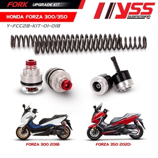 ชุดอัพเกรดโช้คหน้า FORZA 300 / FORZA 350 (FORK UPGRADE KIT) ชุดโหลดโช๊คหน้า