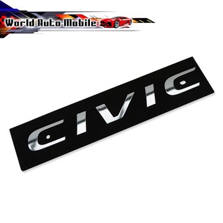 Logo ฝาท้าย "CIVIC" Honda  Civic ปี 2012-2015