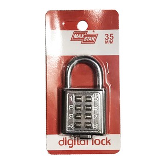 กุญแจคล้อง Digital Lock Max Star