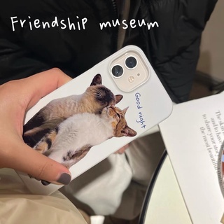 PREORDER - FRIENDSHIP MUSEUM GOODNIGHT CAT IPHONE CASE เคสไอโฟน