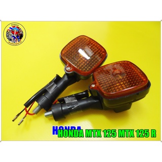 ไฟเลี้ยว หลัง (ฝาครอบไฟสีส้ม)  ซ้าย-ขวา สำหรับ HONDA MTX  125 MTX 125 R Turn Signal Set