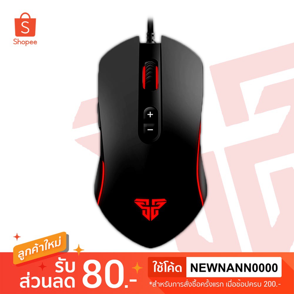 Fantech X9 THOR Macro Gaming Mouse เมาส์เกมมิ่งมาโคร RGB ความเร็ว 4800 DPI ปรับแต่งด้วยซอฟต์แวร์ได้ 
