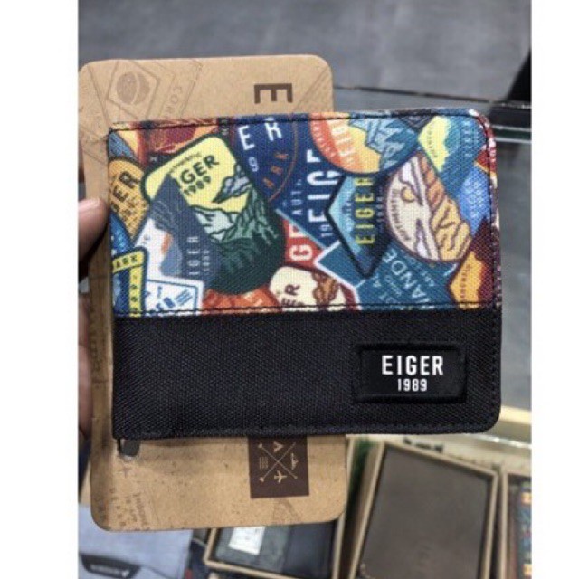 EIGER1989 กระเป๋าสตางค์แบบพับได้ผู้ชายผู้หญิง Fleke Landscape Wallet Top Seller original