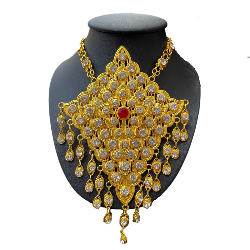 Accessories เครื่องประดับชุดไทยพลอยสีแดง
