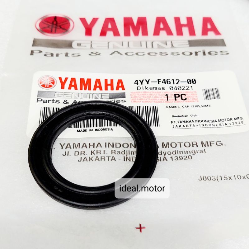ยางฝาถังน้ํามัน Yamaha 4YY F4612 00 ดั้งเดิม