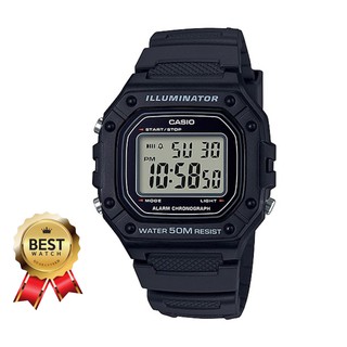 แท้แน่นอน 100% คลาสสิกสุดๆกับนาฬิกา CASIO รุ่น W-218H-1AV