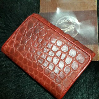 crocodile/ Genuine  alligator wallet กระเป๋าหนังจระเข้