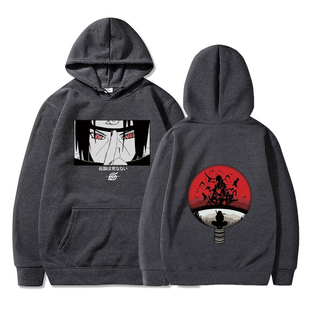 Naruto Anime Hoodie Akatsuki Sasuke Hoodies Men/womens Itachi Streetwear Kawaii Spring Sweatshirts Graphic Unisex Tops #4