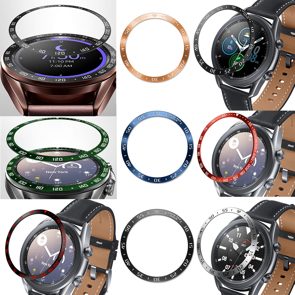 Bezel แหวนสเตนเลส ป้องกันนาฬิกา สําหรับ Samsung Galaxy Watch 3 41 มม . / 45 มม .