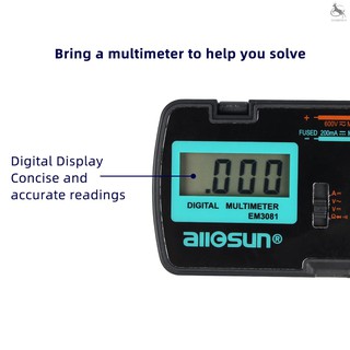 *【COD】 Mini Pocket Digital Multimeter Tester Manual Range DMM DC/AC Voltage/DC Current Amp/Ohm/Diode and Continuity Test Measuring Instrument