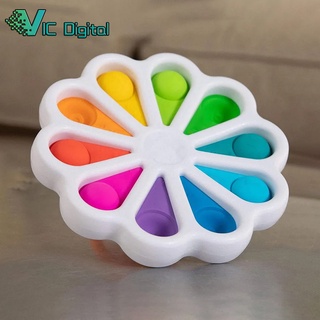 สิบสีTen colors Fidget Simple Dimple Toy ขายดีทุกวันนะ คลายเครียด