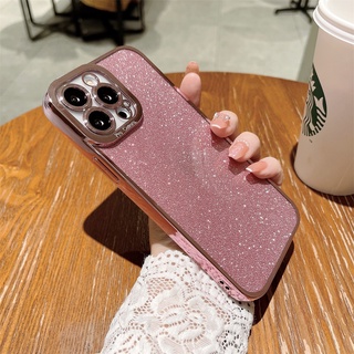 เคสโทรศัพท์มือถือแบบนิ่ม ใส แต่งกลิตเตอร์ แฟชั่น สําหรับ iPhone 14 Max 14 Pro 14 Pro Max 13 Pro Max 14 13 12 11 XS Max 7P 8P