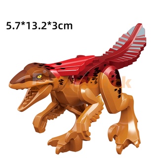 [FunBrick] ใหม่ โมเดลไดโนเสาร์ Jurassic World Triceratops Tyrannosaurus Rex Triceratops Velociraptor Styx ของเล่น ของขวัญ สําหรับตกแต่งโต๊ะ