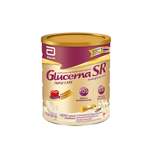 [ขายดี] Glucerna SR กลูเซอนา เอสอาร์ วานิลลา 850 กรัม 1 กระป๋อง Glucerna SR Vanilla 850g 1 Tin สำหรับผู้ป่วยเบาหวาน