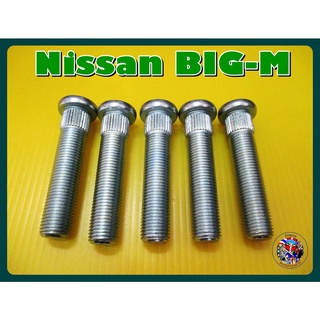 แกนสกรูล้อ  ตัวยาว (แบบเหล็กแข็ง) -  Nissan BIG-M  Wheel Screw Axel (Steel)