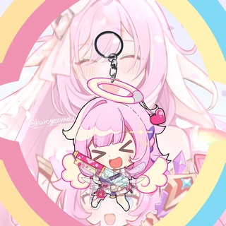 Honkai Impact Elysia ELF พวงกุญแจ - HI3 - พวงกุญแจ - ของที่ระลึก - อะนิเมะ - Ganci - Ganci Anime