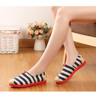 SUN Casual Flat Shoes Slip-ons รองเท้าผู้หญิง รองเท้าแฟชั่น รุ่นH-16