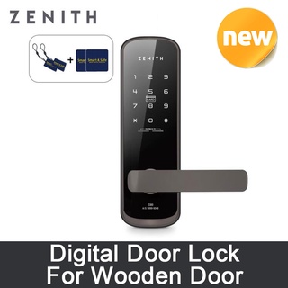 ZENITH Z300 Digital Handle Door Lock for Wooden Door Touch Key Pad Warning Korea