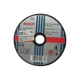 แผ่นตัดเหล็ก BOSCH A30R 4 นิ้ว 2G