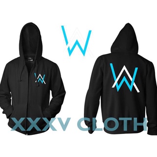 Yttq เสื้อฮู้ดดี้ แบบสวมหัว มีซิป ลาย Alan Walker 1 Distro สไตล์เกาหลี ของขวัญวาเลนไทน์ สําหรับผู้ชาย XQ