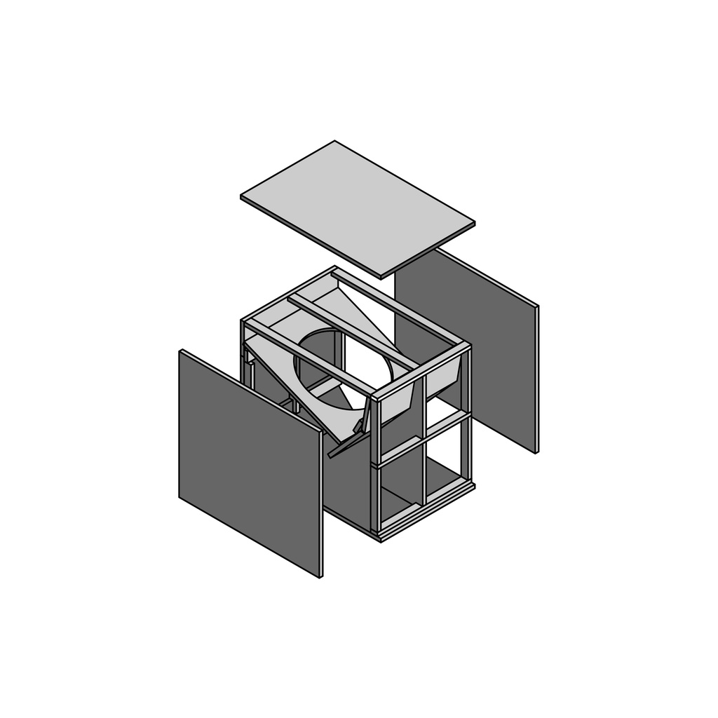 แบบต่อตู้ลำโพง สูตร เทอร์โบ ขนาด18นิ้ว เดี่ยว แบบตัดไม้ - รูปที่ 5