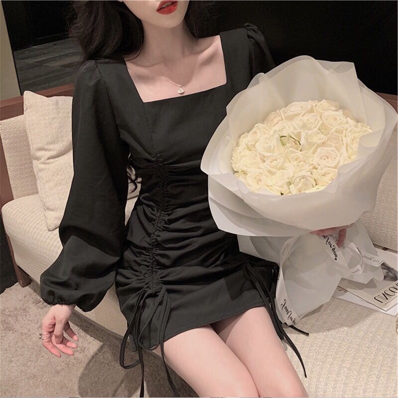 【High Quality】Korean Style New Fashion Large Size Dress Slim Fit ...