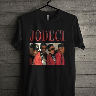 T-shirt  เสื้อยืด ผ้าฝ้าย 100% พิมพ์ลาย JODECI 90S R B FUNK THROWBACK สไตล์คลาสสิก LHZYS-5XL