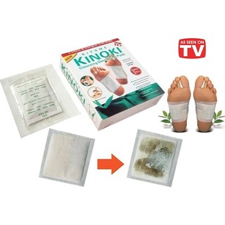 Kinoki Detox Foot Pad แผ่นแปะเท้าดูดสารพิษ  เอาเยอะลดได้