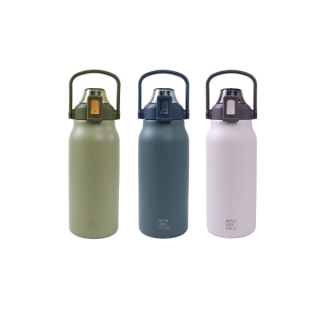 Super Lock ขวดน้ำสแตนเลส กระบอกน้ำเก็บอุณหภูมิ ขนาด 1.7 ลิตร รุ่น S145 Stainless Steel Bottle แก้วเก็บความเย็น กระติกน้ำสแตนเลส มี 3 สี ฟ้า/ขาว/เขียว