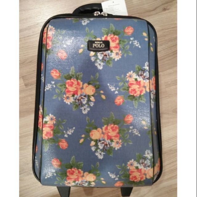 กระเป๋าเดินทาง Romar Polo  16 นิ้ว​  PVC เคลือบเงา เพ้นท์โลโก้ Romar POLO.