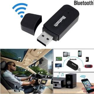 USB 3.5mm Wireless Bluetooth Audio Music Receiver Adapter for Car
