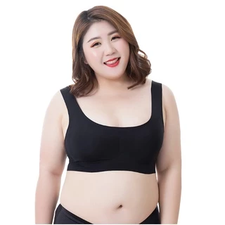 บราคนอ้วนอกได้ถึง 5XL สาวอวบใส่ได้ ไม่มีโครง ฟองน้ำถอดออกได้จ้า รุ่นยืดหยุ่นสูง