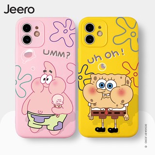 JEERO เคสคู่ เคสไอโฟน คู่รัก กันกระแทกซิลิโคนนุ่มน่ารักตลก เคสโทรศัพท์ Compatible for iPhone 13 12 11 Pro Max SE 2020 X XR XS 8 7 6 6S Plus xsmax 6splus 7plus 8plus พลัส HFC189