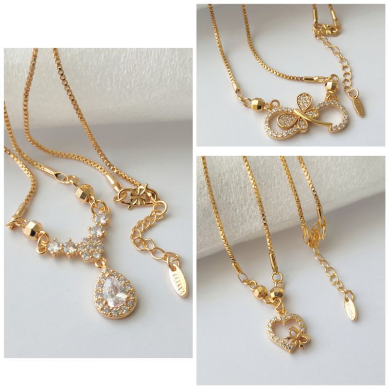 Xuping Gold Necklace สร้อยคออัญมณี สร้อยคอแฟชั่น สร้อยคอ Koye Xuping