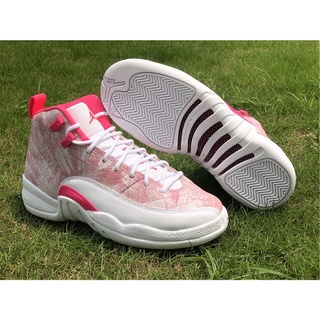 3s4f Air Jordan 12 GS “Arctic punch” รองเท้า สําหรับเด็กผู้หญิง 2021 510815-101