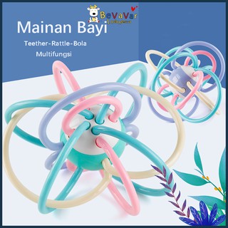 BEVAVAR Rattle teether bayi / mainan gigitan bayi bpa free
