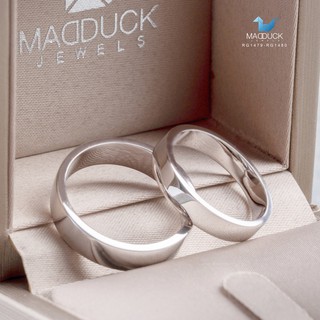 (ลด 130 โค้ด CGHC2)  Madduckjewels แหวนเงินแท้ ชุบโรเดียม RG1479-RG1480