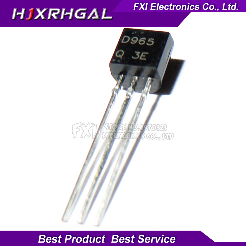 ทรานซิสเตอร์ 2Sd965 D965 To-92 To92 Triode ทรานซิสเตอร์ 50 ชิ้น
