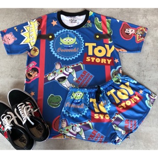 ชุดเซท เสื้อ &amp; กางเกงขาสั้น ลายToy Story