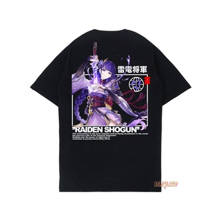 Raiden SHOGUN TEE / เสื้อยืด ผ้าฝ้าย พรีเมี่ยม ลายเกม GENSHIN IMPACT / (INAZUMA) สําหรับผู้ชาย ผู้หญิง COTTON30S CO.