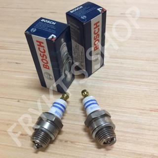 หัวเทียน สั้น WS7E Bosch แท้ คุณภาพเยอรมัน สำหรับเครื่องตัดหญ้า พ่นยา หว่านปุ๋ย หว่านข้าว
