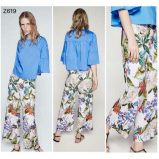 ZARA FLORAL TROUSERS