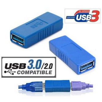 ลดราคา อะแดปเตอร์ หัวต่อ USB 3.0 Type A Female to Female (เมีย-เมีย),ต่อยาว ใช้กับ USB 3.0 หรือ USB 2.0 ได้ จำนวน 1 หัว #ค้นหาเพิ่มเติม แบตเตอรี่แห้ง SmartPhone ขาตั้งมือถือ Mirrorless DSLR Stabilizer White Label Power Inverter ตัวแปลง HDMI to AV RCA