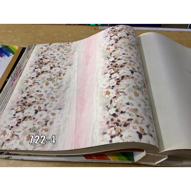 Minimalist Abstract Floral Motif Painting Wall Paper Ch