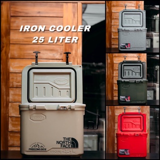 🧊 Cooler box ถังแช่น้ำแข็ง กระติกเก็บความเย็นรุ่น IRON25L ขนาด25ลิตร